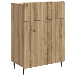 vidaXL Buffet Chêne artisanal 66 x 34 5 x 92 cm Bois d'ingénierie