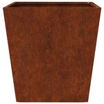 vidaXL Jardinière 40x40x40 cm acier résistant aux intempéries