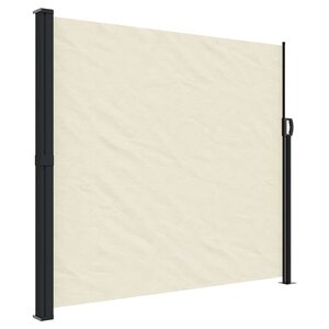 vidaXL Auvent latéral rétractable crème 180x600 cm