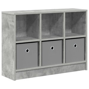 vidaXL Buffet Gris béton 73 5 x 22 5 x 53 5 cm