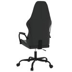 vidaXL Chaise de jeu de massage noir similicuir