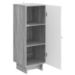 vidaXL Buffet Sonoma gris 33 x 34 5 x 90 cm Bois d'ingénierie