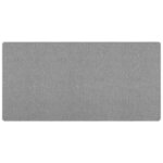 vidaXL Tapis Couloir Gris clair 100 x 200 cm 100 Polypropylène