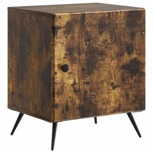 vidaXL Cabinet de chevet Chêne fumé 43 x 34 5 x 50 cm
