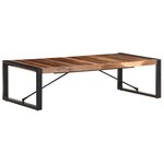 Vidaxl table basse 140x70x40 cm bois solide