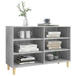 vidaXL Buffet sonoma gris 103 5x35x70 cm bois d'ingénierie