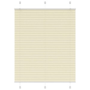 vidaXL Store plissé crème 105x100cm largeur du tissu 104 4cm polyester