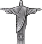 Monnaie CHRIST THE REDEEMER 3D 2 Oz Argent 2000 Francs Cameroon 2026 (PRÉCOMMANDE)