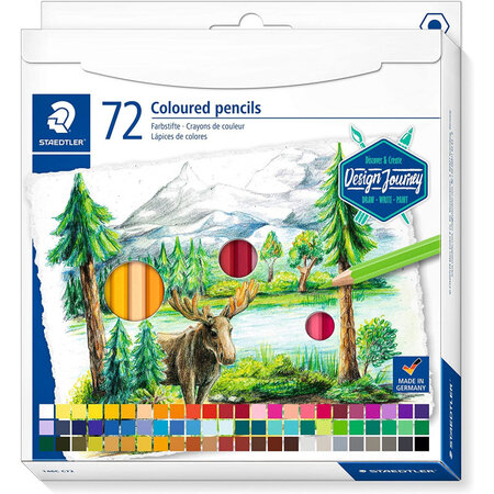 Boîte de 72 crayons de couleur - assortis - staedtler 146c