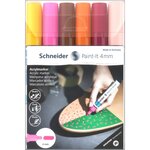 Paint-It 320 4 mm pochette 3 Multipack Épaisseurs de trait 4 mm Marqueurs acryliques SCHNEIDER