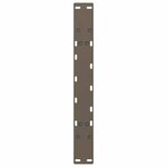 vidaXL Pieds de table basse en forme de A  2 pièces  60 x (42-43) cm  acier