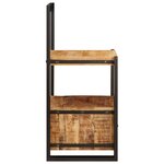 vidaXL Support valet Marron 40 x 40 x 90 cm Bois de manguier massif