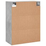 vidaXL Armoire murale gris béton 69 5x34x90 cm