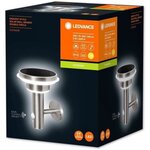 LEDVANCE Applique extérieure Endura Solar double circle 6 W = 600lm Acier