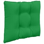 vidaXL Coussin de canapé d'extérieur 3 Pièces Vert Polyester