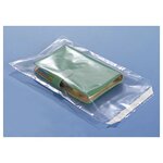 Sachet plastique 75  recyclé transparent à fermeture adhésive 26x40 cm (lot de 1000)