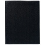 Agenda président couv plast grainée noir 21 x 27 cm quovadis