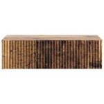 vidaXL Table d'appoint murale Bois ancien 59 x 34 5 x 17 cm