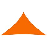 vidaXL Voile de parasol Tissu Oxford triangulaire 4x4x5 8 m Orange