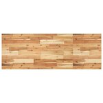 vidaXL Étagère de vasque murale acier et bois massif d'acacia