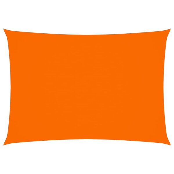 vidaXL Voile de parasol Tissu Oxford rectangulaire 3 5x5 m Orange