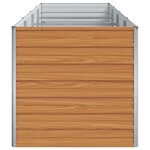 vidaXL Jardinière surélevée Marron Clair 320 x 80 x 77 cm