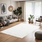 Tapis Salon Blanc 120x180 cm