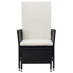 Salon de jardin meuble d'extérieur ensemble de mobilier 2 pièces avec coussins résine tressée noir 02_0015907