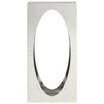 vidaXL Portant de bois de chauffage 50x23x100 cm acier inoxydable