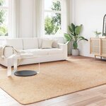 vidaXL Tapis shaggy à poils longs NAVARRA beige 240x340 cm polyester
