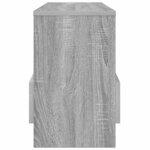 vidaXL Étagère à magazines Gris Sonoma 68 5 x 30 x 45 cm