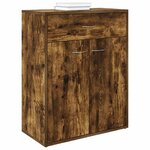 vidaXL Buffet Chêne fumé 60x30x75 cm Bois d'ingénierie