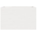vidaXL Jardinière blanc 110x60x68 5 cm bois de pin massif