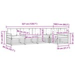 vidaXL Ensemble de canapés d'extérieur 6 Pièces Blanc et gris clair