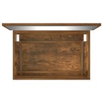 vidaXL Ensemble de meubles de salle de bain 2 Pièces Chêne fumé