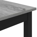vidaXL Table de salle à manger / Table de repas Bois d'ingénierie