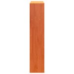 vidaXL Tête de lit avec rangement cire marron 75 cm bois massif de pin