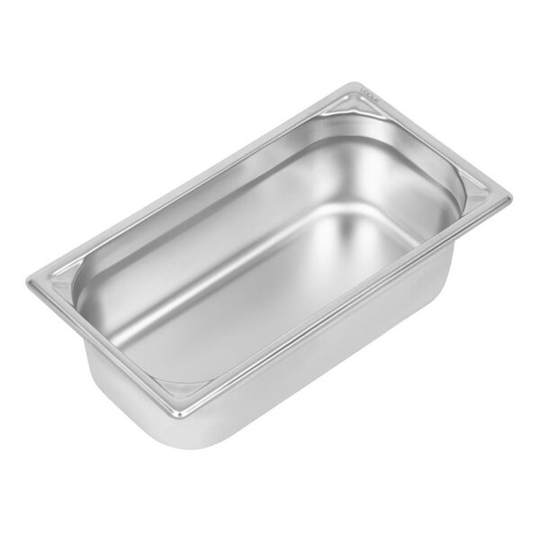 Bac gastro acier inoxydable 18/10 gn 1/3 - p 100 mm - vogue -  - acier inoxydable3 7176 x100x325mm