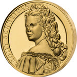 Pièce de monnaie en Or 5000 Francs g 31.1 (1 oz) Millésime 2022 Édition Portrait d'Or ROMY SCHNEIDER