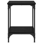 vidaXL Table basse Chêne noir 40 x 40 x 55 cm Bois d'ingénierie