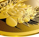 Pièce de monnaie en Or 1 Dollar g 1.24 Millésime 2025 LITTLE ANGEL