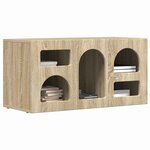 vidaXL Meuble TV Chêne Sonoma 80 x 35 x 40 cm Bois d'ingénierie