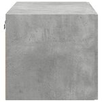 vidaXL Armoire murale gris béton 80x42 5x40 cm bois d'ingénierie