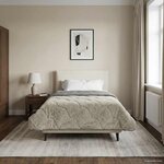 vidaXL Duvet d'hiver Matelassé Gris clair 155 x 200 cm