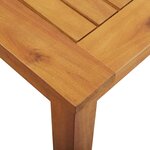 vidaXL Ensemble à manger d'extérieur 5 Pièces et coussins Acacia solide