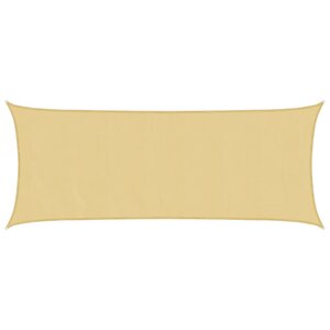 vidaXL Voile d'ombrage sable 4 5x2 m 100   polyester oxford