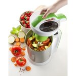 DOMO DO499BL Blender chauffant Soup Maker – Inox et Vert