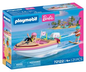72122 Bateau d Aventure Rapide avec Barbie et Ken