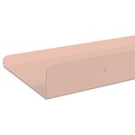 vidaXL Étagère flottante 4 Pièces Rose 100 x 9 x 2 5 cm Acier