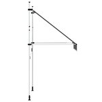 vidaXL Auvent manuel rétractable 150 cm Anthracite